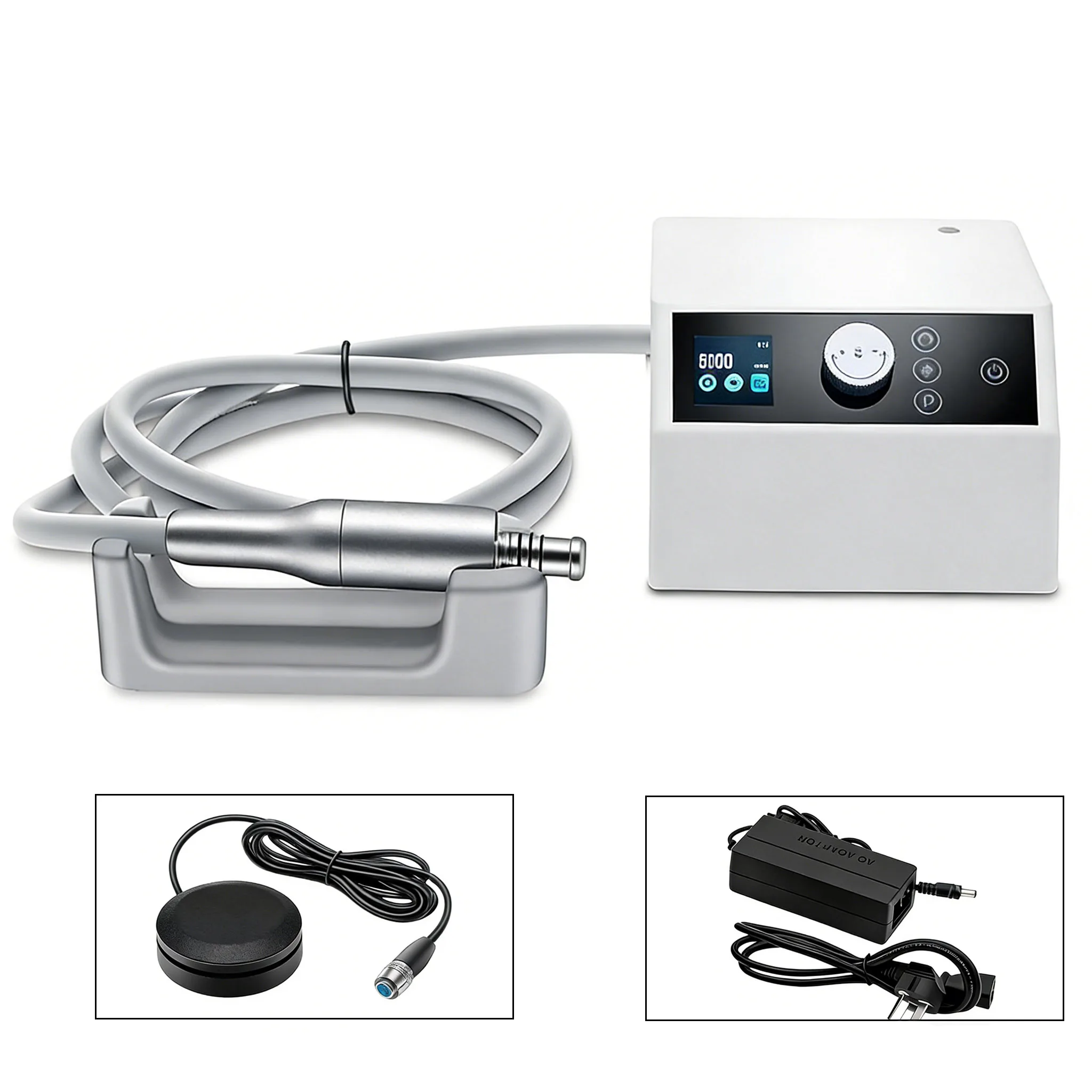 

Электрический микромотор Denta с LED-подсветкой, макс. 40000 об/мин, бесщеточный, совместим с наконечниками 1:5, 1:1, 16:1, стоматологическое оборудование