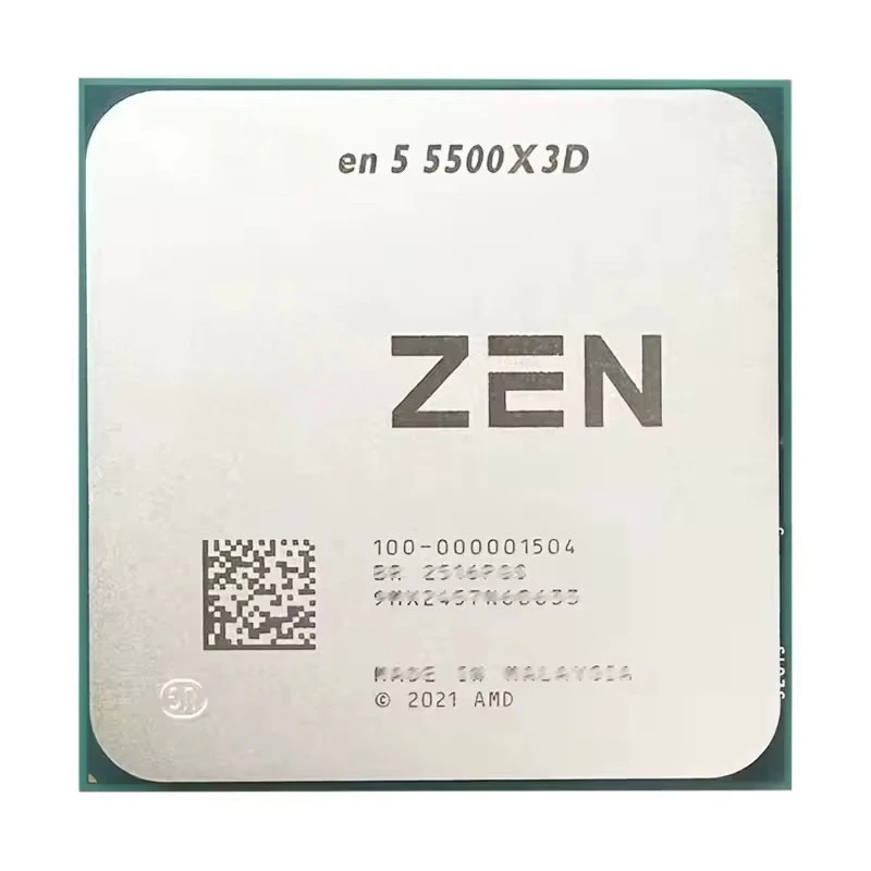 5 5500X3D New R5 5500X3D 3.0 GHz 6-Core 12-Thread CPU Processor 7NM L3=96M Socket AM4