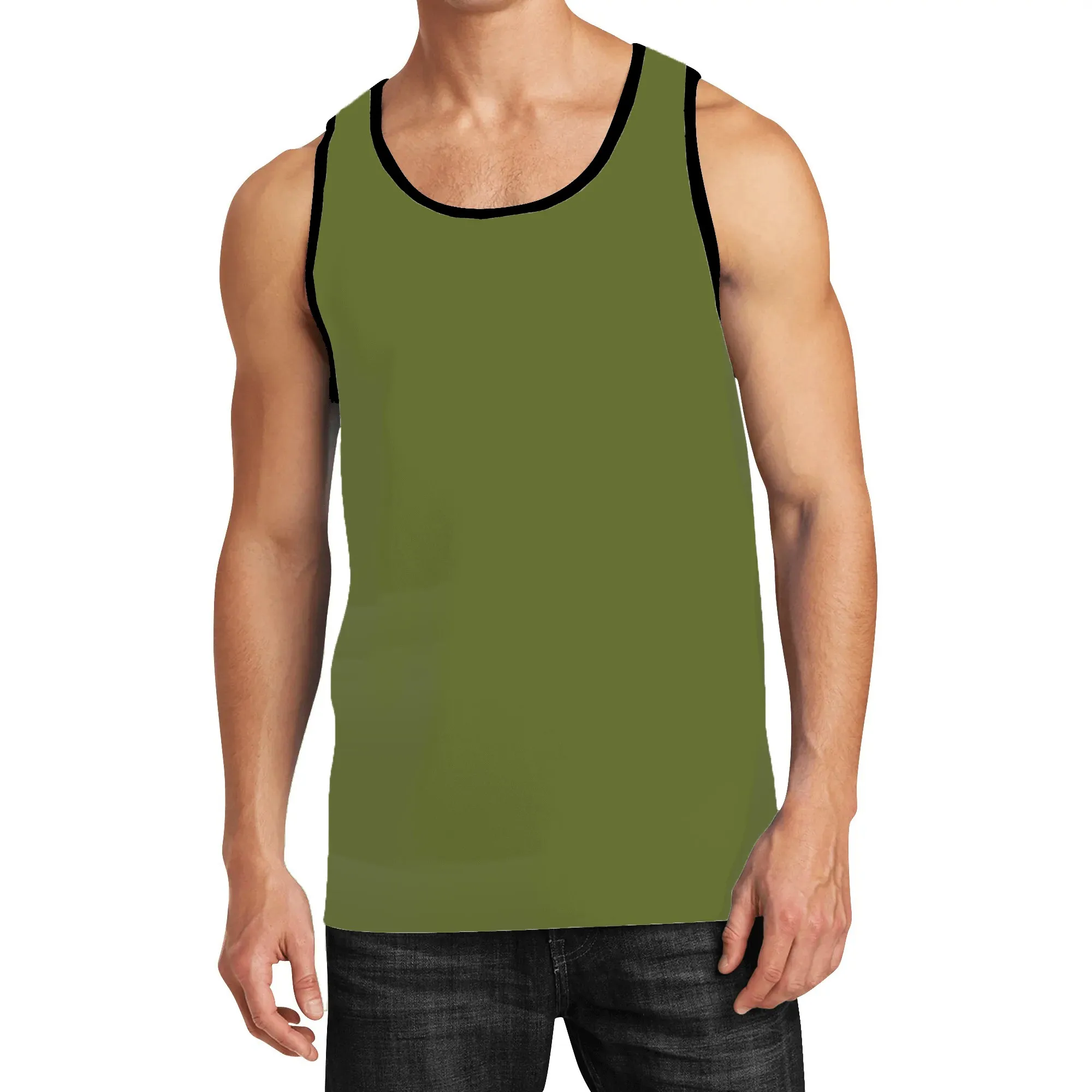 New Vest Fitness Muscle Men\'s Tops Light Breathable Adult Children\'s Sleeveless T-shirt Suitable For Parties, Beaches, Sports