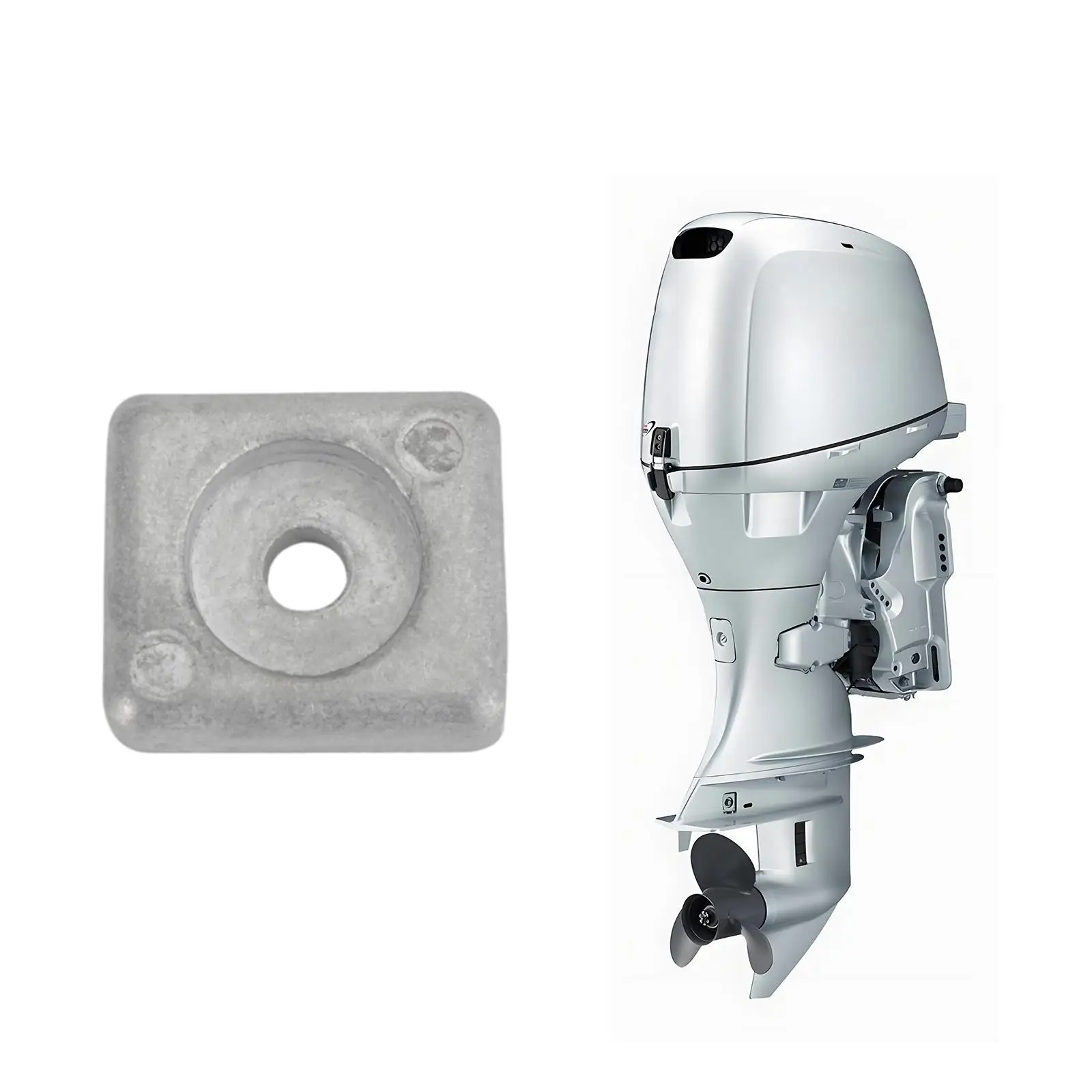 

Алюминиевый анод подвесного двигателя заменяет запасные части 41106-zw9-000, станок, профессиональный двигатель, прямоугольный лодочный мотор, аксессуары