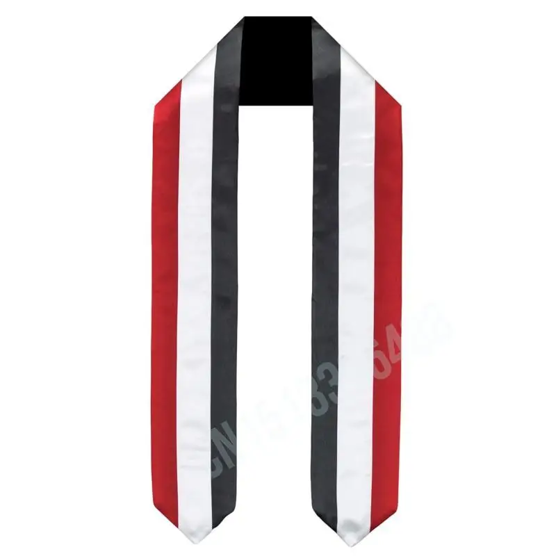 

Шарф с флагом Йемена, топ с принтом, выпускной пояс, палантин, аксессуар для международной учебы за рубежом для взрослых, унисекс, вечерние аксессуары