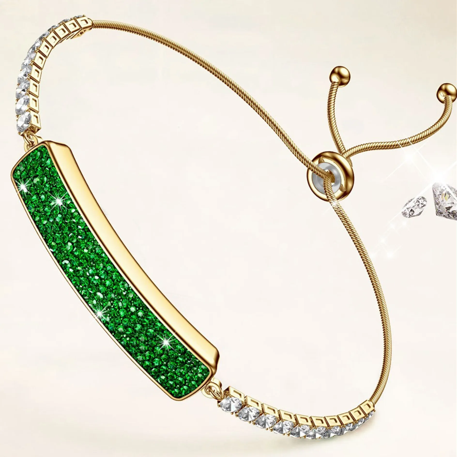 Mode Diamant Smart Armband für Frauen Herzfrequenz Blut Sauerstoff Schlaf Monitor Sport Gesundheit Wasserdichte Bluetooth Frau Armband