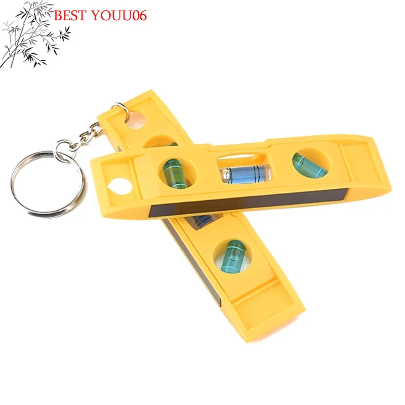 Hot Portable Spirit Level Mini 3 Bubble Level with Keychain Torpedo Magnetic Gradienter Level Measuring