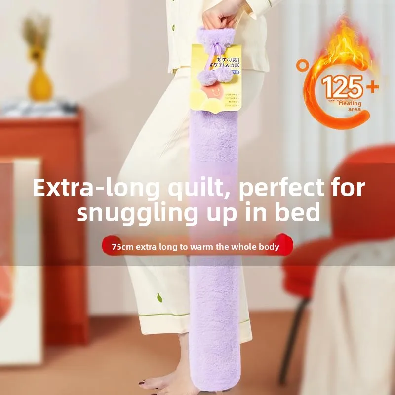 

Утолщенная силиконовая грелка для постели, согревающая ноги и руки, длинная, для согревания живота беременных женщин