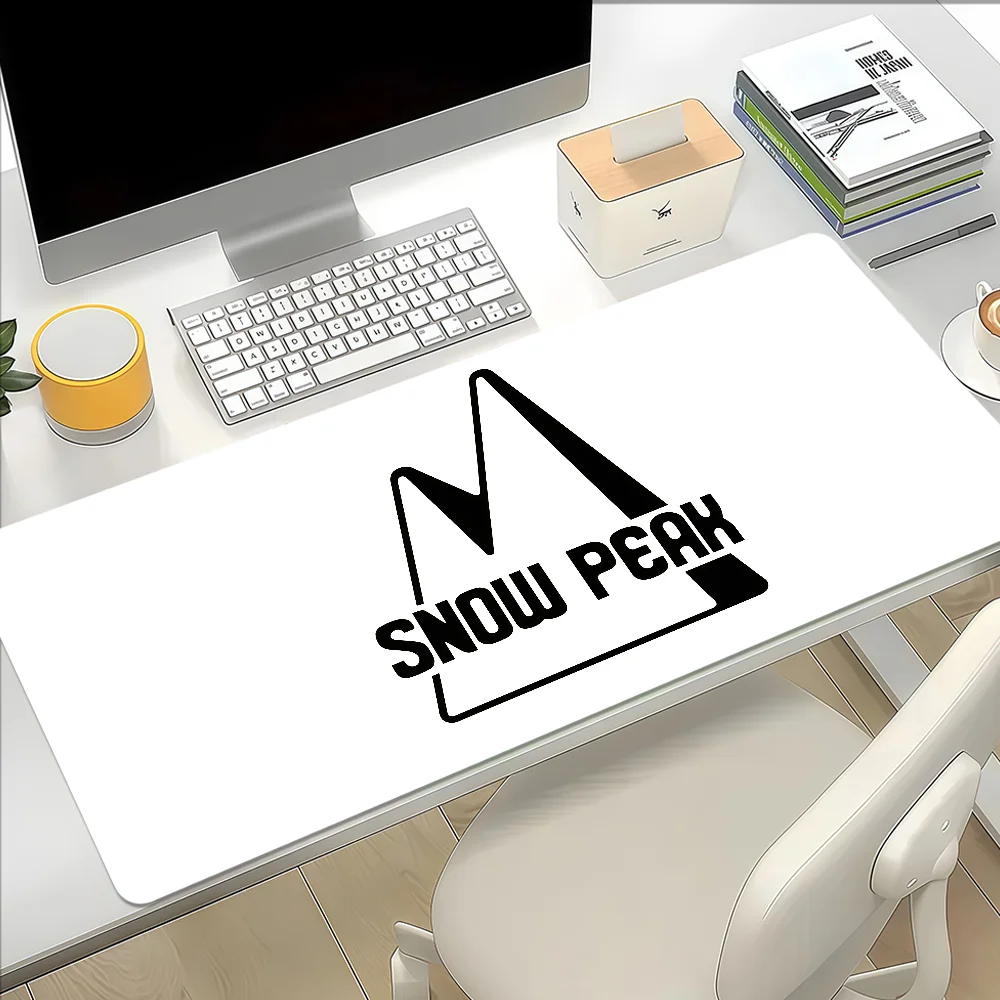 S-Snow Logo P-Peak-S Mouse Pad Large Non-slip Lockedge Desktop Computer Desk Mat Keyboard Writing MousePad Office Gamer Student