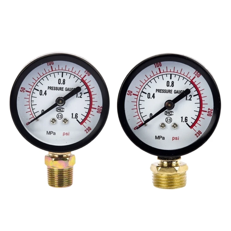 Metal Pressure Radial Mount Designs Precisions Radial Pressure Gauges for Factory Equipment & Laboratory Testing