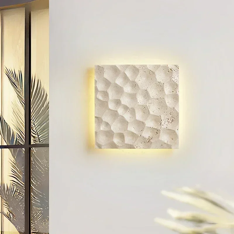 

Creative carving art outdoor waterproof wall lamp retro garden courtyard villa exterior wall atmosphere aisle balcony lamp