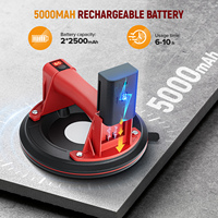 8 Inch Electric Vacuum Suction Cup 300kg Bearing Suction Sucker Heavy Duty Vacuum Lifter for Granite Tile Glass Manual Lifting