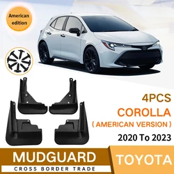 For Toyota Corolla US Version 2020 To 2023 Car Mud Flaps Mudguards Splash Wheel Guards Mudflap Baffle Fender Accessories