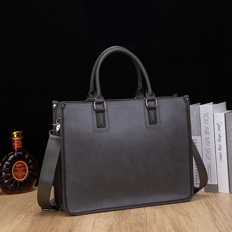 Handbags Shoulder Crossbody Laptop Business Briefcases Men's Work Man Bags Luxury Brand Briefcase Leather Men  Brief Case