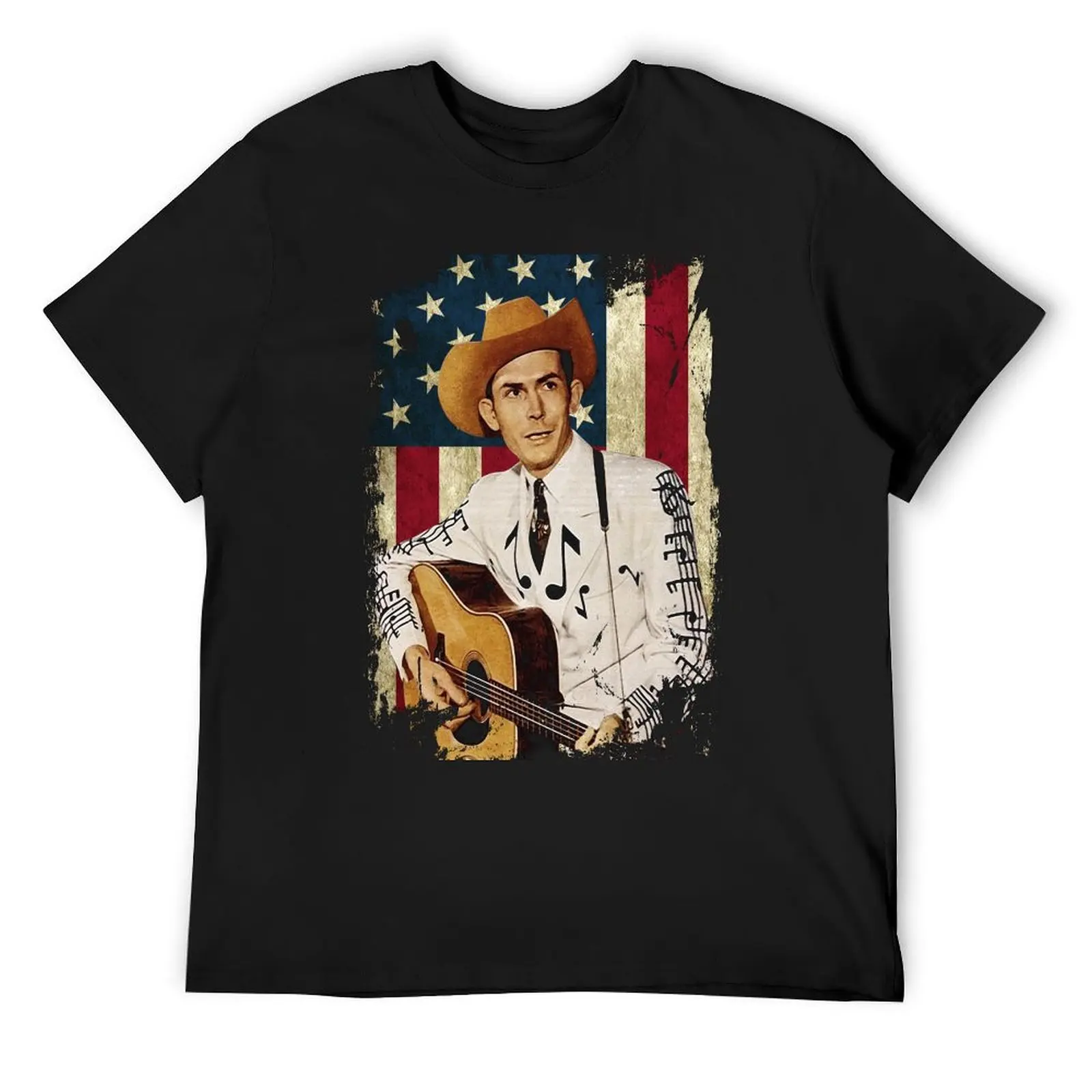 

Vintage Men Mens Hank Williams T-Shirt blue archive anime clothes essential t shirt t shirts for men pack