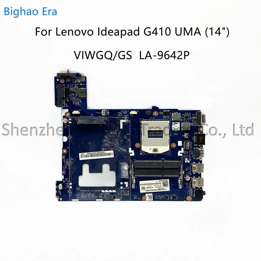 

VIWGQ/GS LA-9642P For Lenovo Ideapad G410 G510 Laptop Motherboard With HM86 Chipset UMA Fru:90003691 90003683 100% Fully Tested