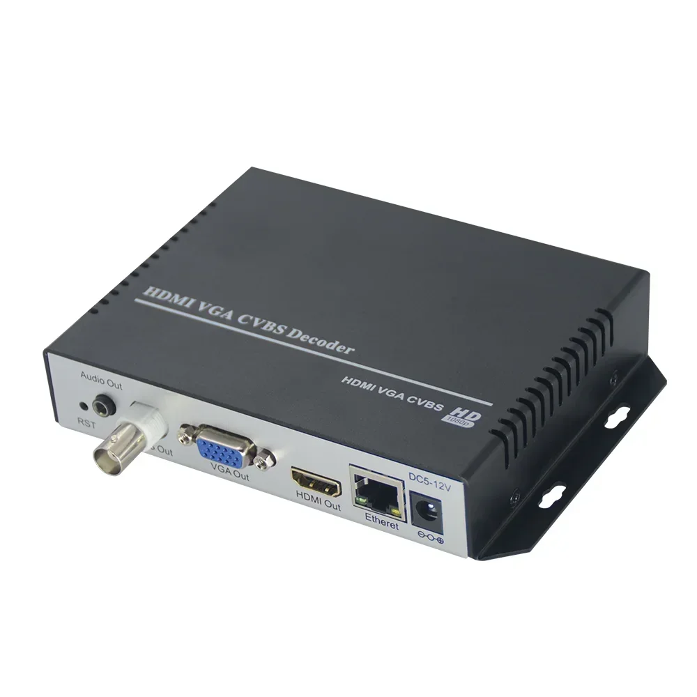 

20254K H.265 IP to HDMI VGA CVBS Output VIDEO DECODER