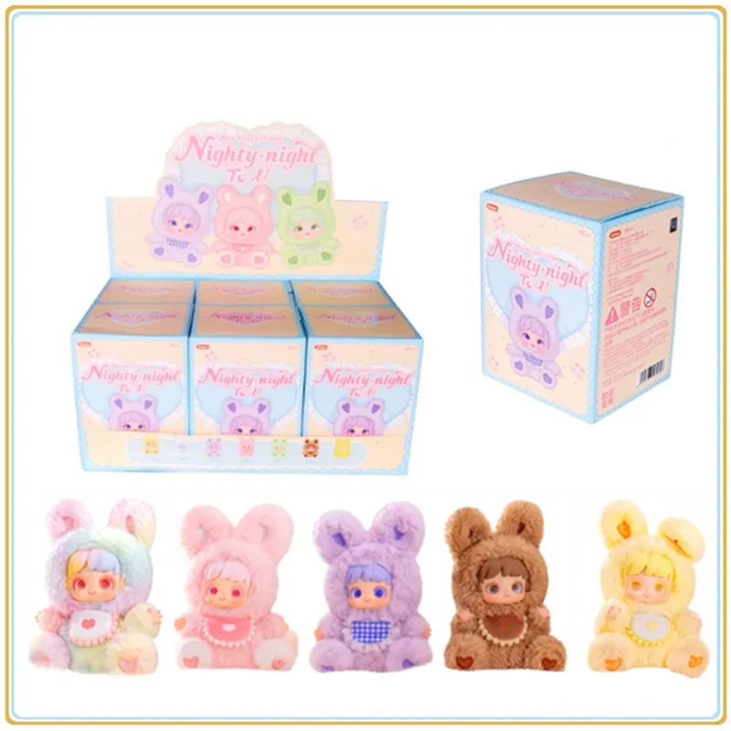 

In Stock Original Xiaomina Goodnight Rabbit Friends Series Blind Box Anime Character Doll Collection Holiday Toys Gifts