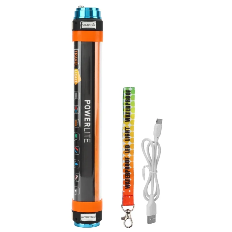 Magnetic Camping Light 6 Modes IP68 Waterproof Rechargeable LED Tent Flashlight For Outdoor Emergency Running Hiking T 30