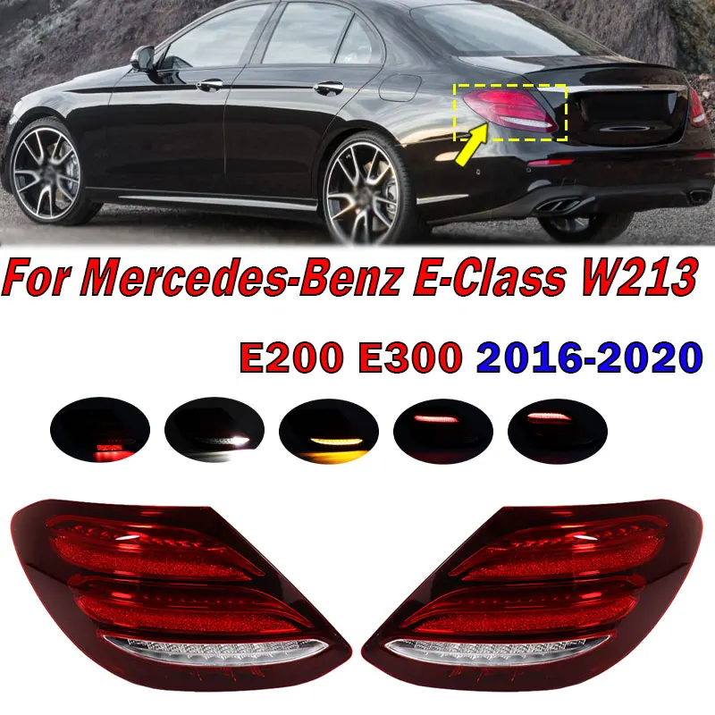 Car Accessories For Mercedes-Benz W213 E-Class E200 E300 2016-2020 Rear Tail Light Siganl Lamp Taillight Assembly 2139067700 New