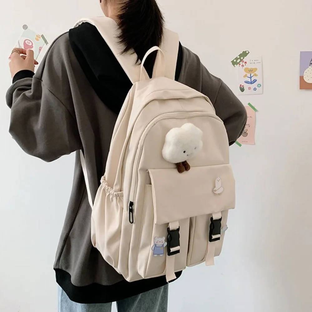 Schoolbag Women\'s Korean Edition Harajuku ulzzang High School Student Instagram Style Minimalist Forest Series Large Capacity