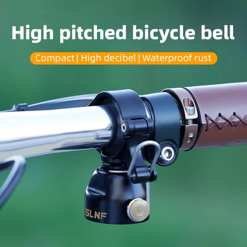 جرس دراجة عالي النبرة تحذير السلامة MTB الطريق دراجة النحاس رنين أجراس الدراجات جرس القرن المقود هش الصوت ركوب إنذار