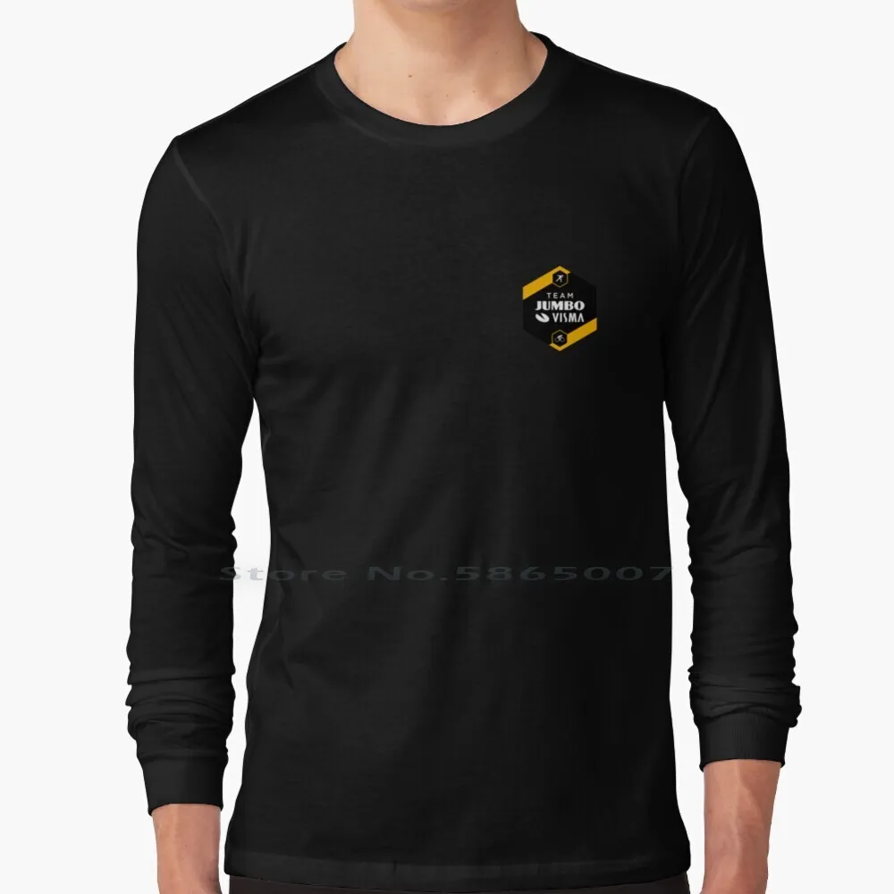 Team Jumbo Cycling 100% Cotton Long Sleeve T Shirt Jumbo Cycling Team Mtb Pro Cycling Team Sepp Kuss Wout Van Aert Primo?