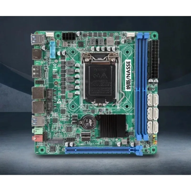 Z270 Black Synology NAS Soft Router, Split Storage ITX Computer Motherboard Supports 6-9Th Generation CPUs