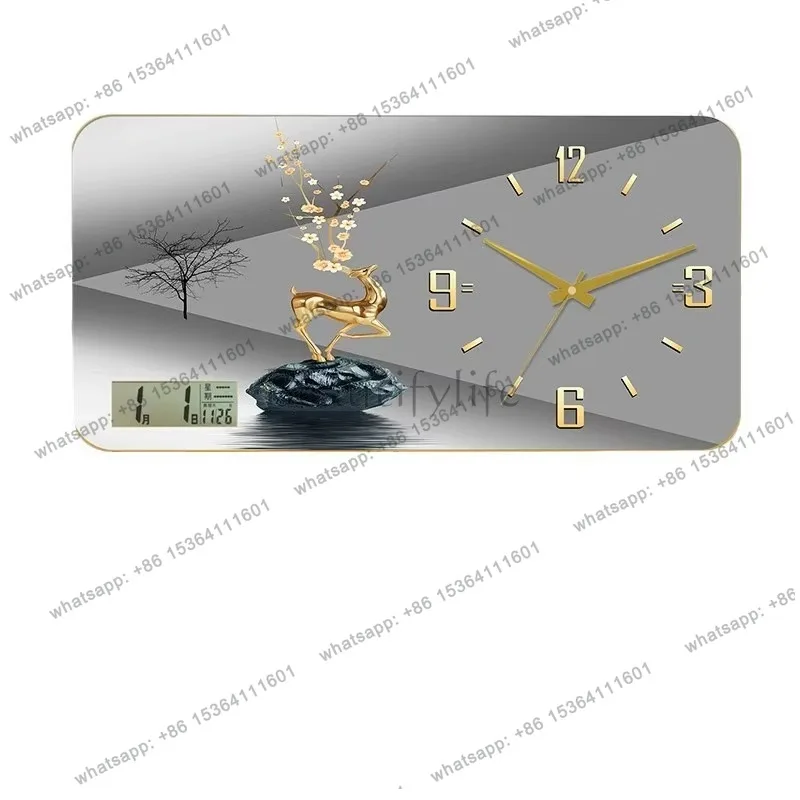 Modern Cheap Wall Watch Clock Premium Quality Large Digital Wall Clock Luxury Classic Orologio Da Parete Living Room Decor