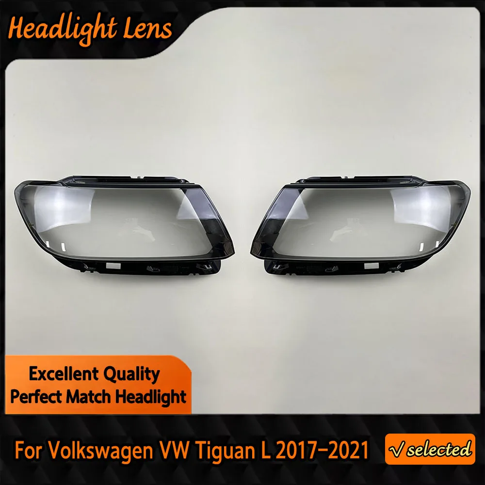 

For Volkswagen VW Tiguan L 2017 2018 2019 2020 2021 Headlamp Cover Headlight Shell Lens Plexiglass Replace Original Lampshade