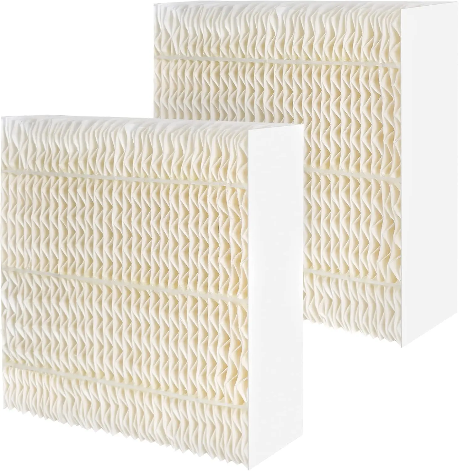 

2-Pack High-Efficiency Humidifier Wick Filters, Compatible with Multiple Evaporative Models for Enhanced Moisture Output
