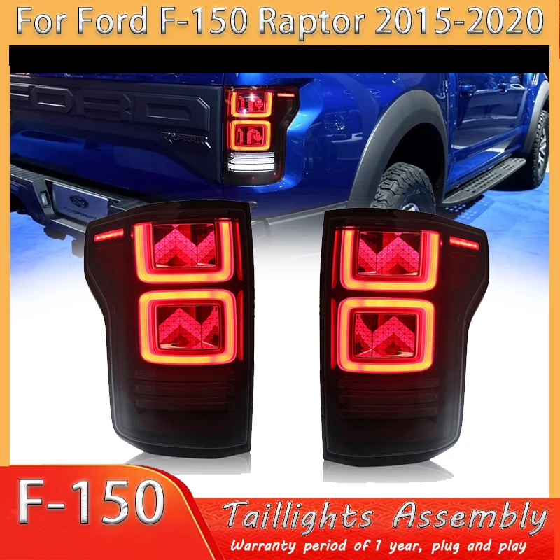 

Car Lights For Ford Raptor F-150 Taillight LED Projetor Tail Lamp 2015-2020 Daytime Running Light Automotive Accessories