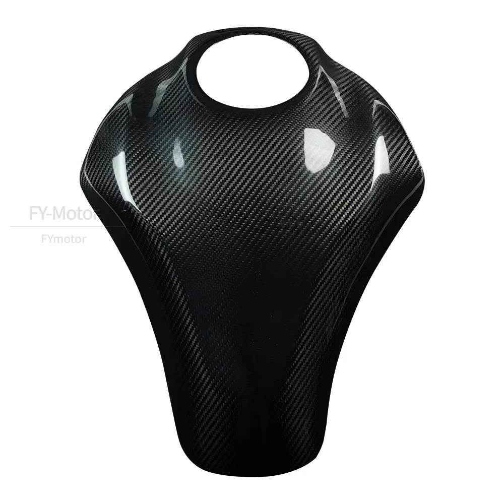 Motorcycle Real Carbon Fiber Fuel Gas Tank Cover Protector Pad Sticker For Kawasaki Z900 2017 2018 2019