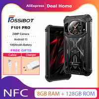 FOSSiBOT F101 Pro 8GB+128GB Rugged Octa Core 5.45Inch HD 4G 10600mAh 18W Fast Charge 24MP Camera NFC Global Version