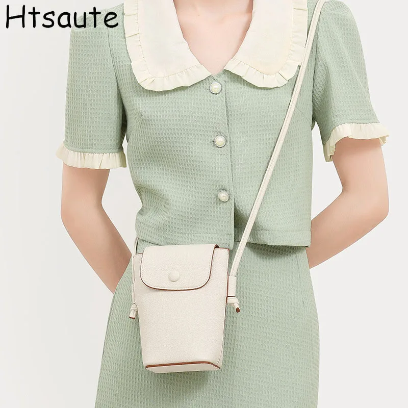 

Shoulder Bag Women Mini Bucket Female Fashion Mini Handbags PU Leather Crossobdy Clutch Flap Bag cartera mujer Pouch