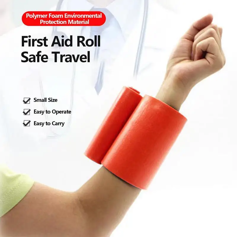 First Aids Use Foldable Polymer Fracture Splint Bandage Roll Leg Support Wrist Fixed Protect Corrector Emergencies Supplies