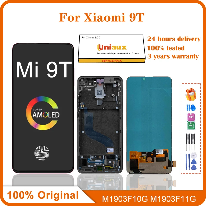 

6.39" For Xiaomi Mi 9T LCD M1903F10G 9T Pro Display Screen Digitizer For Redmi K20 Pro LCD M1903F10I Display Replacement Parts