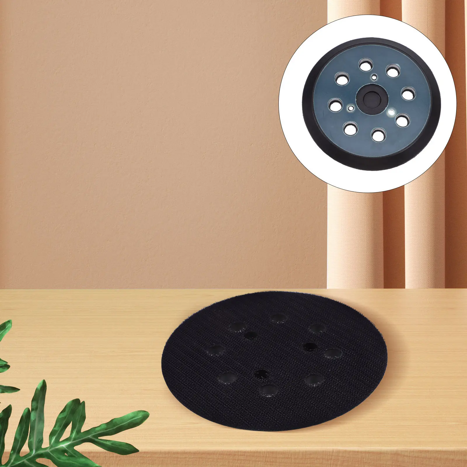 

5 Inch 8 Hole Sanding Pad Power Drill Attachment for Car Polishing Pads for Drill Furniture Restoration Automotive Pneumatic