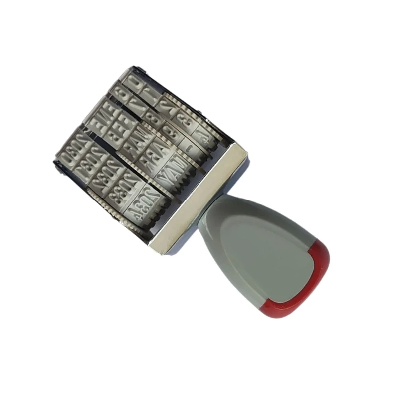 Number Stamp French Date Stamp Inking Dater Stamp Adjustable Office Stamp 601D