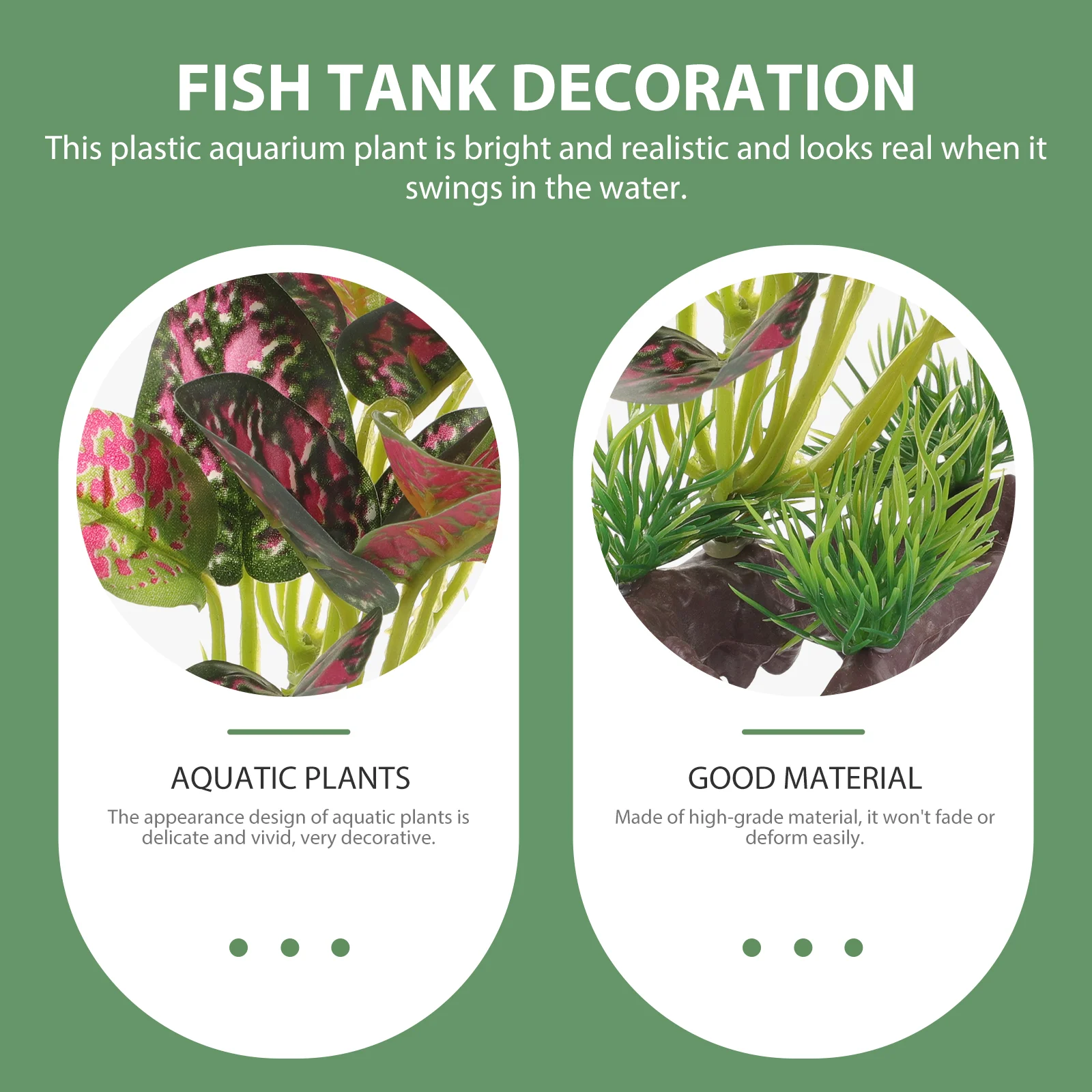 Artificial Water Plants Aquarium Realistic Large Fish Tank Decorations and Tall Fake Aquatic Sea ​​turtle