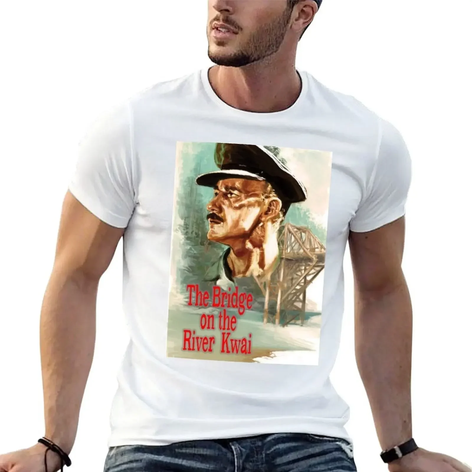 The Bridge on the River Kwai Movie Poster T-Shirt oversized graphic tee graphics baggy shirts shirts graphic tee men