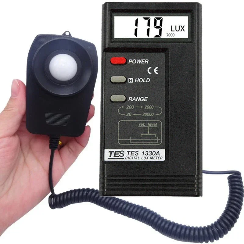 TES-1330A/1332A/1334A Digital Illuminometer Light Intensity Detection