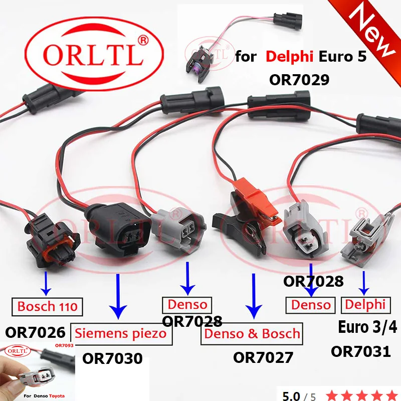 for Denso BOSCH DELPHI Siemens Wiring Harness Common Rail Injector Nozzle Tester Test Bench Detector Connecting Cable