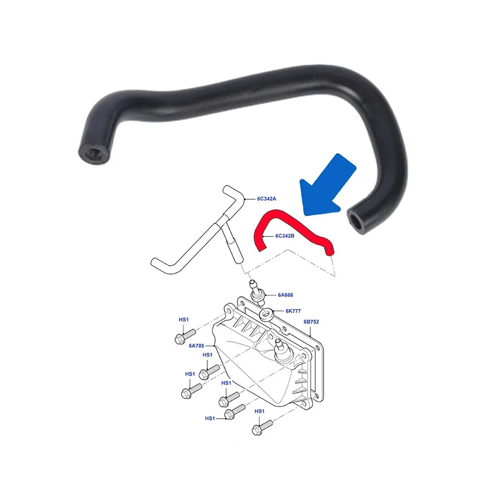 Engine Vent Hose Crankcase Hose Breather Replacement As Picture Shows Engine Breather Component Factory Specification Fit