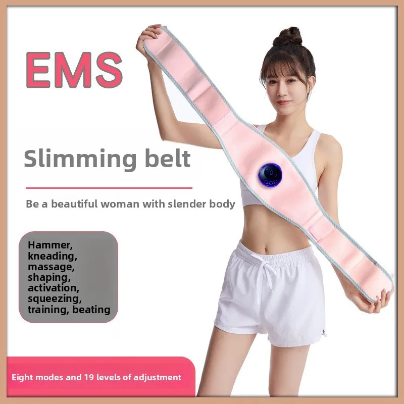 

EMS Smart Waist Belt Shaping Home Use Hot Compress Massage