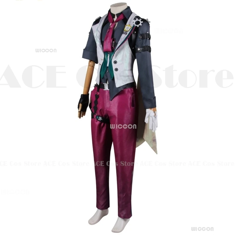 Gallagher Cosplay Costume Wig Game Honkai: Star Rail Cosplay Costume Clothes Uniform Cosplay Gallagher Halloween Party Set