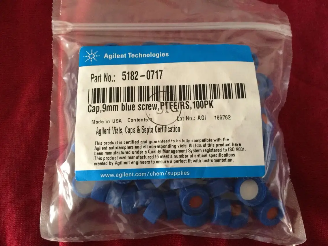 Original imported  liquid phase 2ML sample bottle cap 5182-0717