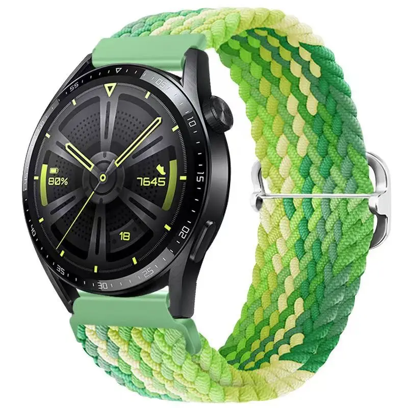 �y�Z�[�����z18/20/22mm�҂ݍ��݃\�����[�v Huawei Watch GT5 GT5pro GT4 GT3�o���h �i�C�������L�k�������o���h Amazfit Bip6 GTS GTS2 GTR4�Ή�