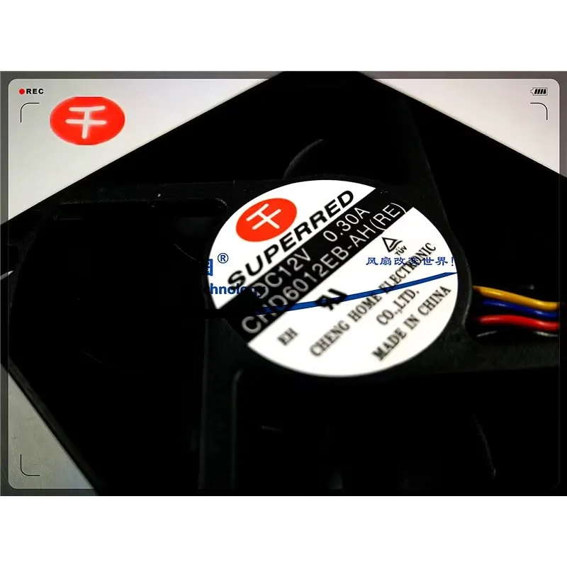 pa 60*60*20 مللي متر Superred Superred Chd6012eb-Ah 6020 6 سنتيمتر 12 فولت مزدوجة كروي مروحة التبريد #1