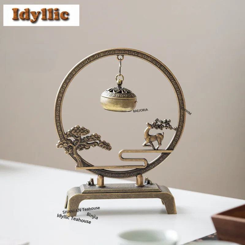 Loose Deer Incense Holder Zen Garden Incense Burners Stand For Incense Aromatherapy Smell Distributor Censer Tea Services Craft