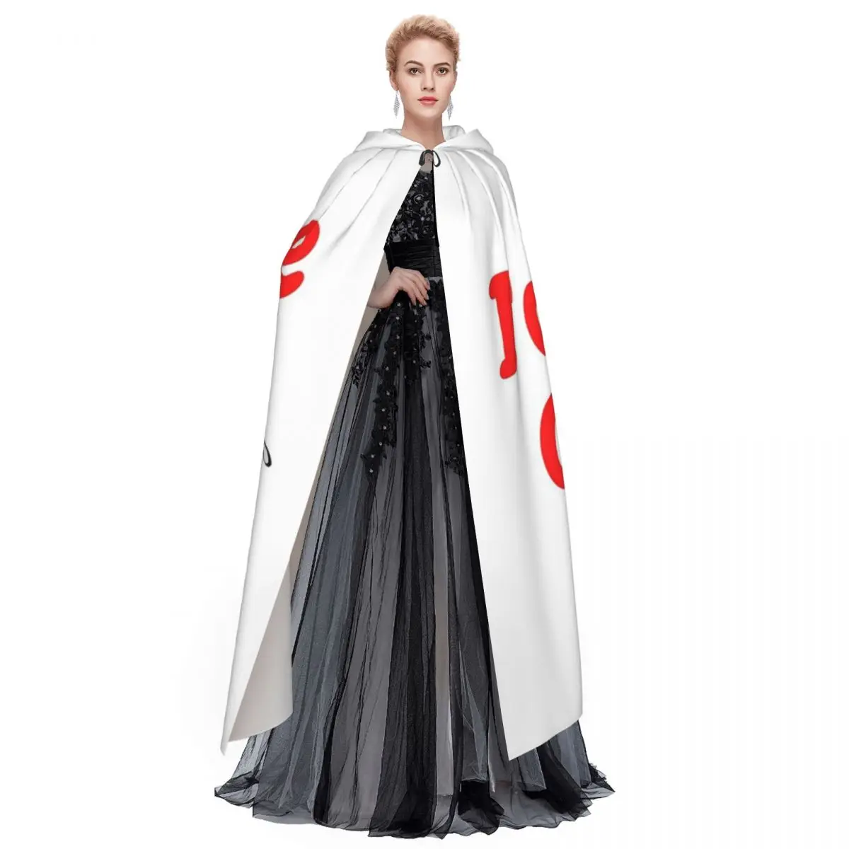 أفضل أن أكون كروشيهًا، عباءة طويلة بغطاء للرأس، زي ساحرة في القرون الوسطى، معطف كيب للهالوين للبالغين للجنسين
