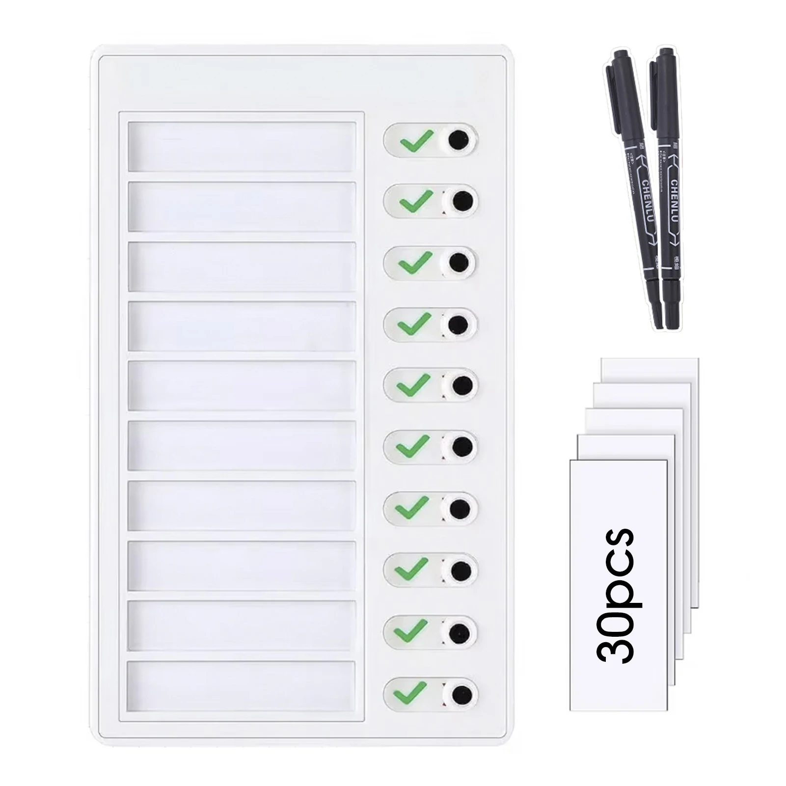 Portable Chore Chart for Kids Plastic Memo Boards Schedule Planning Boards Educational Gifts for Kids Students
