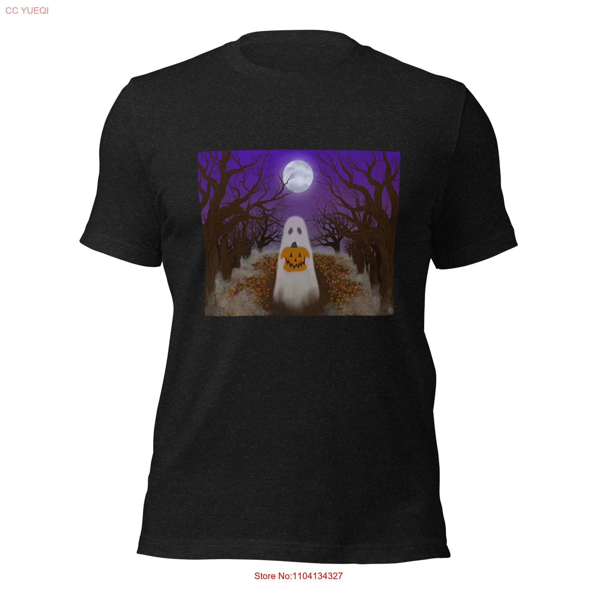 Ghostie unisex T Shirt long or short sleeves