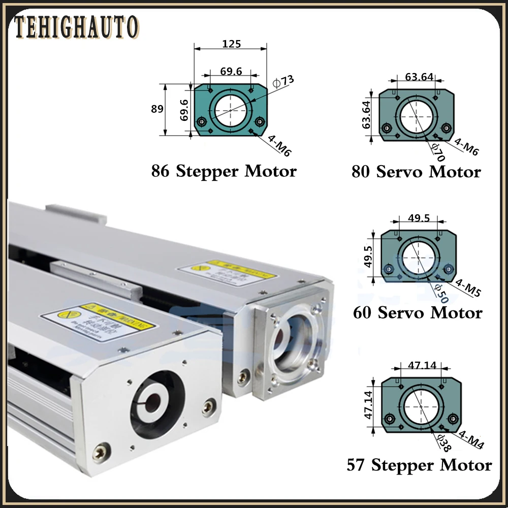 Imagem -05 - Pesado Semi-fechado Módulo Mesa Deslizante Hgh15ca Sliders Ballsscrew Sfu2005 Workbench Módulo Linear 15 mm Guia 125 mm Largura Pcs